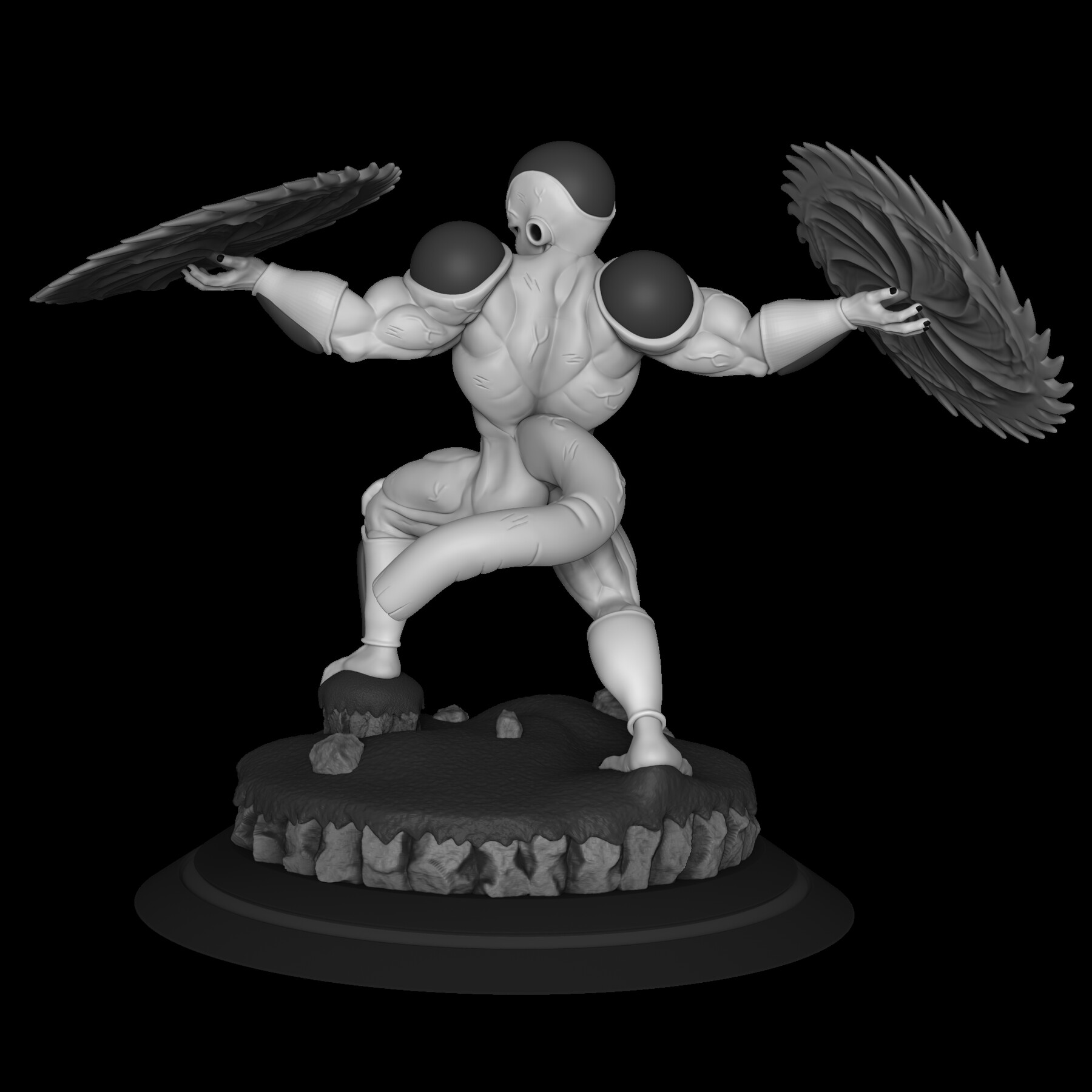 STL file BLACK FREEZER MANGA DRAGON BALL SUPER 💬・Design to download and 3D  print・Cults