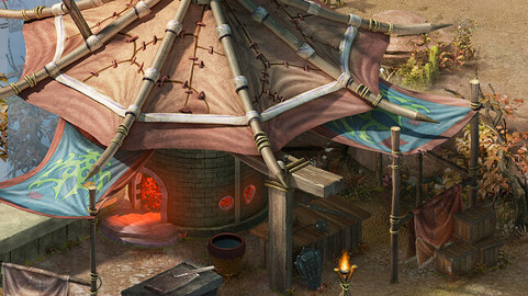 Forgotten tribe - blacksmith shop