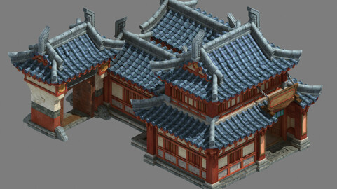 Ancient Chinese architecture - craft shop