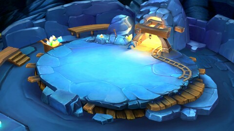 Low Model - Snow White Dwarf Cave 02