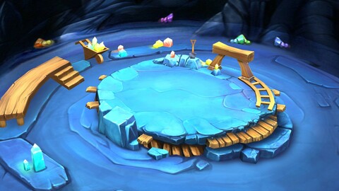 Low Model - Snow White Dwarven Mine 03