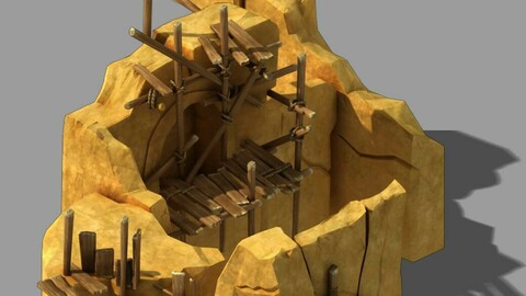 Mountain Building - Bamboo Racks 2