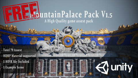 MountainPalace Pack V1.5 (Unity3D Game Asset Pack)