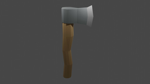 Low Poly Axe