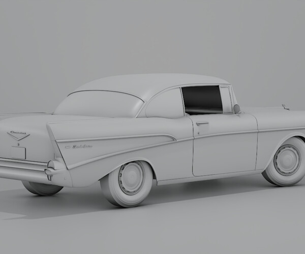 ArtStation - 1957 Chevrolet Bel Air Original 3D model 3D model | Resources