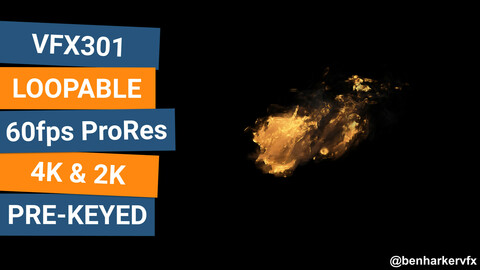 VFX301 - Loopable Fire VFX Asset