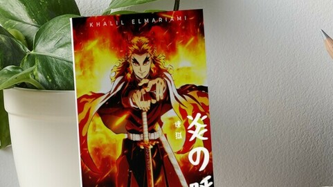 Rengoku Kyojuro Wall Poster
