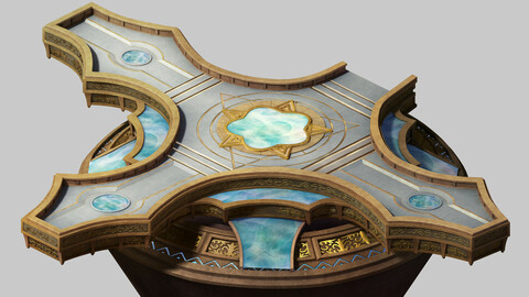 Temple - Central Platform 01