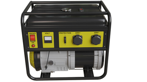 Generator 3D model