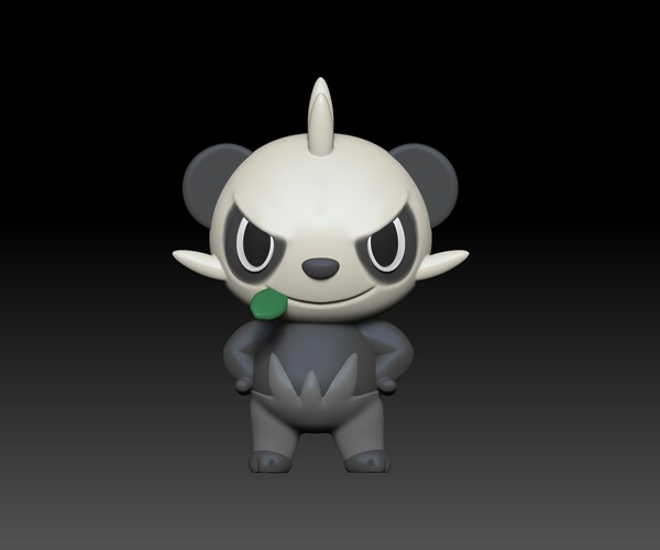 Artstation Pancham Pokemon 3d Print Model Resources