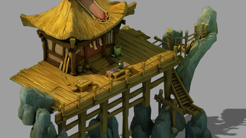 Cliffside - Wooden Pavilion 01