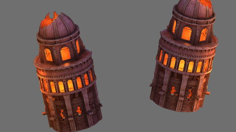 Magma Rift - Leaning Tower 01
