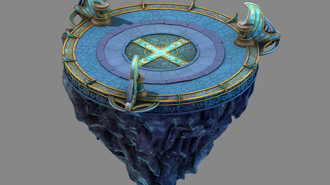 Moon City - Round Platform 01