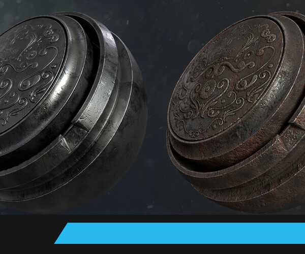 ArtStation - Metal Study Smart Materials | Resources