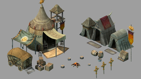 War - Barracks - Tents 63
