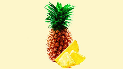 Pineapple: License + Wallpaper 4K