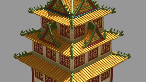 Ancient Chinese Architecture - Tower 32