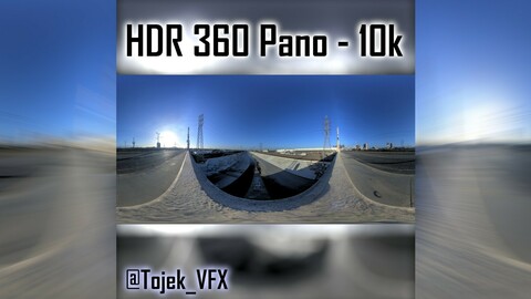 HDR 360 Panorama 1st Street Viaduct DTLA 17 bridge top