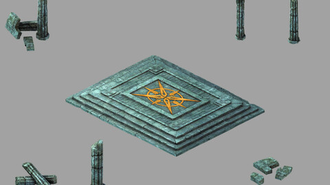 Underground Palace - Terrace Column 01