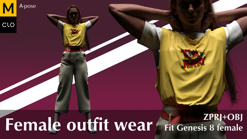 Female outfit wear