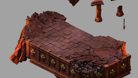 Devil Cloister - Platform Pillar Cage 02