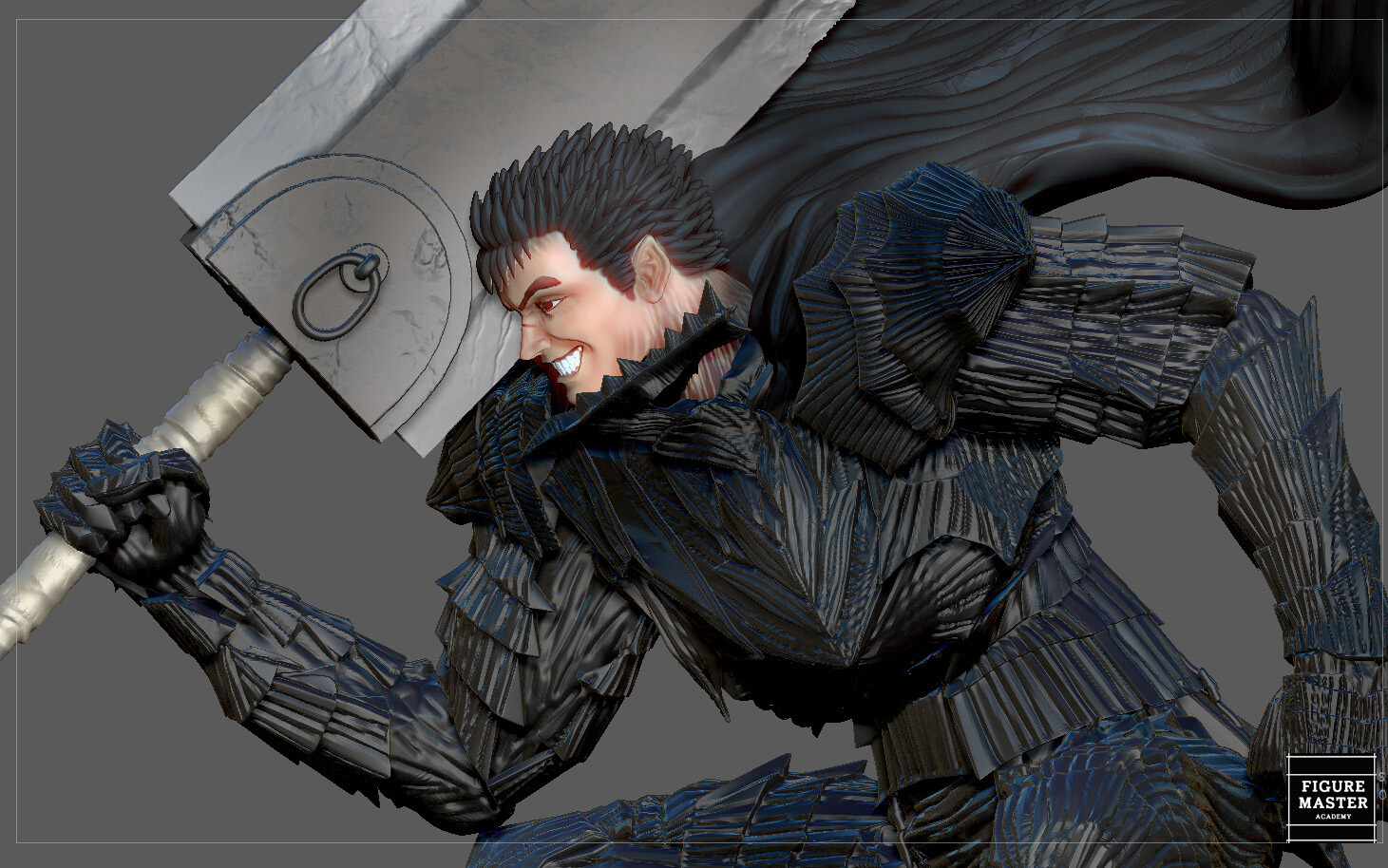 ArtStation - Berserk Guts (1997 anime style)