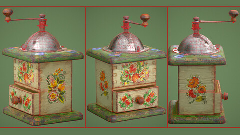 coffee/pepper mill Old