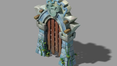 Cartoon - City - City Gate 03