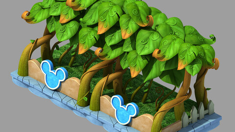 Cartoon - City - City Wall 02