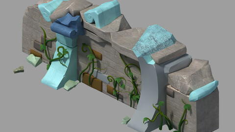 Cartoon - City - City Wall 09