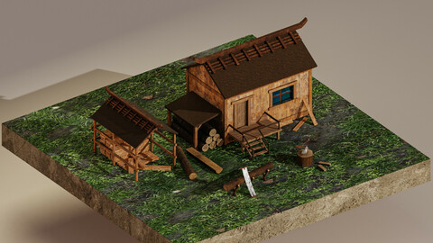 Sawmill Level 5 3D Model