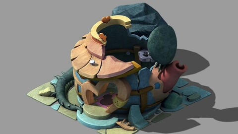 Cartoon - Panlong Warehouse - Destruction