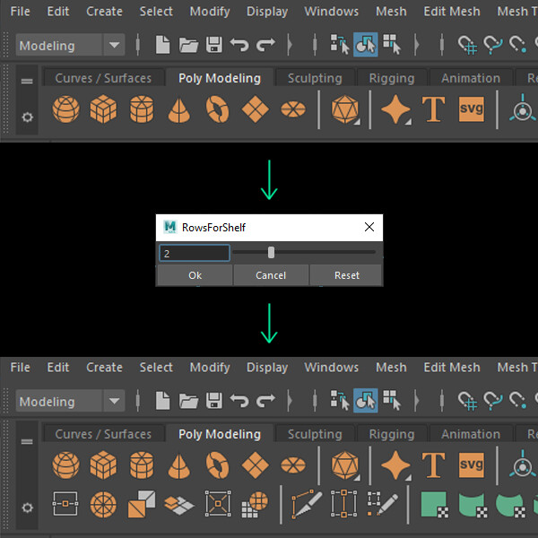 ArtStation Maya Shelf Height Resources