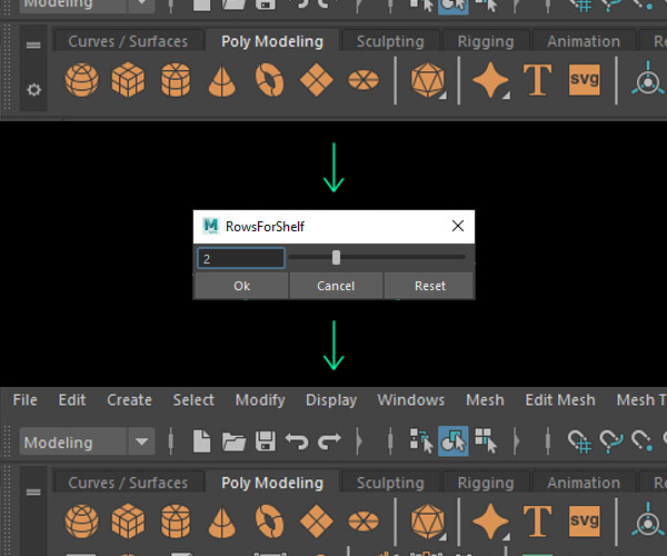 ArtStation Maya Shelf Height Resources