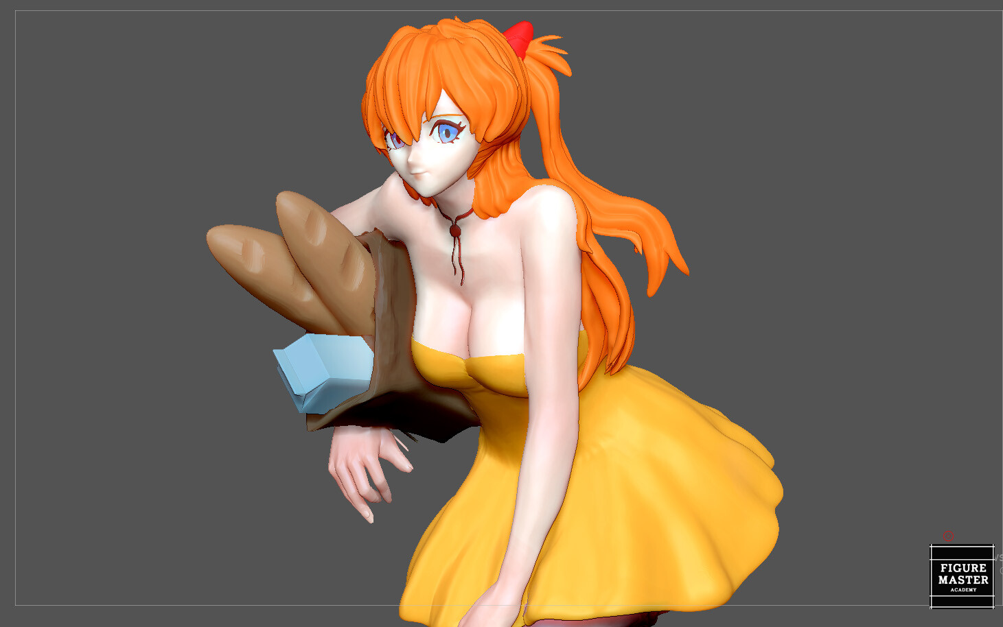 ArtStation - ASUKA LANGLEY CASUAL DRESS EVANGELION ANIME CUTE SEXY GIRL  CHARACTER | Resources