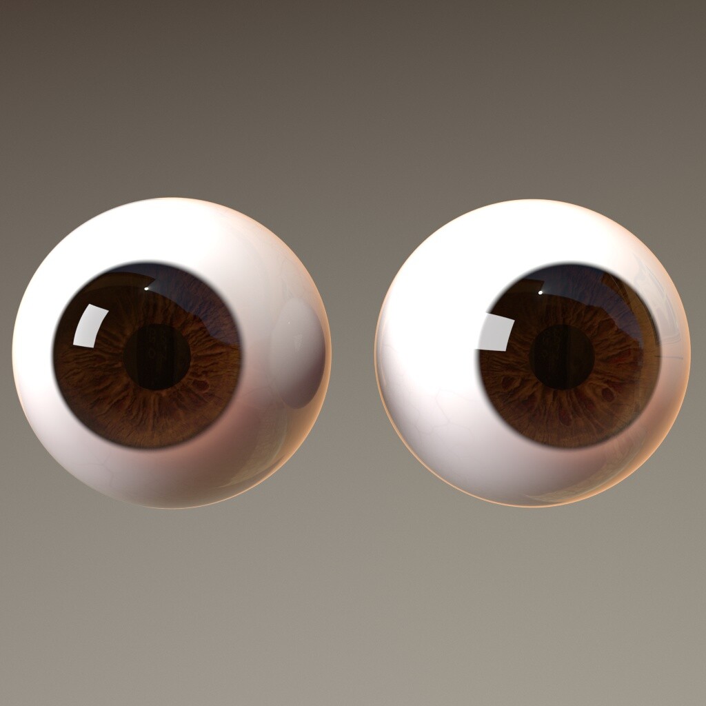 ArtStation - Stylised 3d eyes | Resources