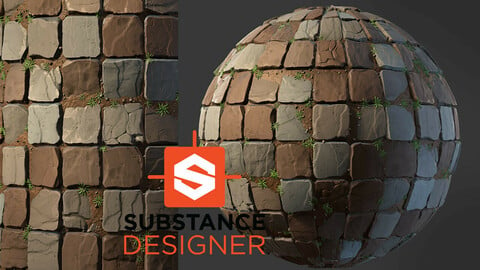 Stylized Ground Tiles - Substance Designer