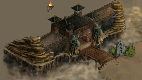Mountain - City - Gate 03