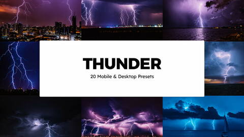 20 Thunder LUTs and Lightroom Presets