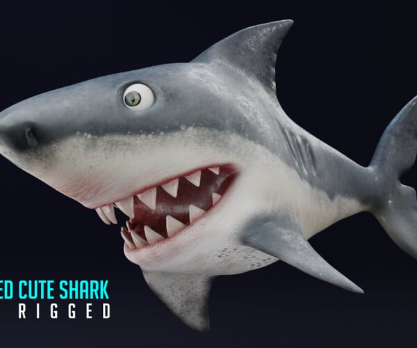 ArtStation - Shark Rigged and Animation in Blender