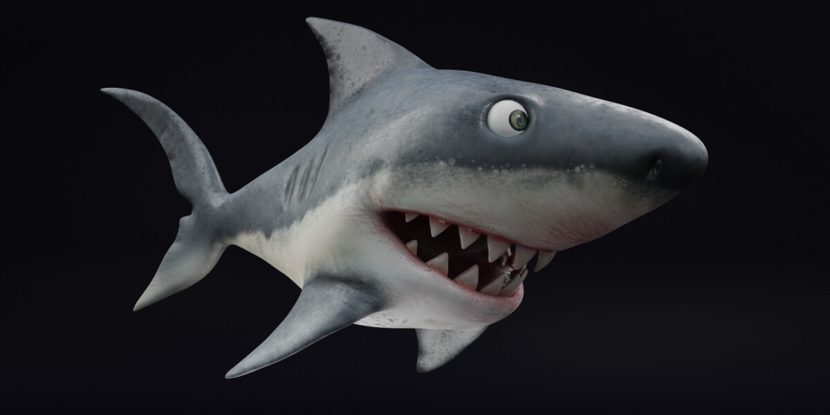 ArtStation - Shark Rigged and Animation in Blender