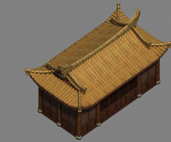 ArtStation - Beijing City-House 022 | Game Assets