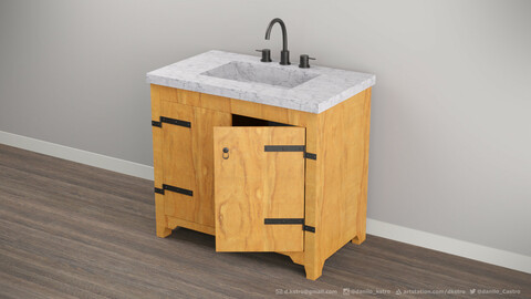 Bathroom Cabinet | 3D model