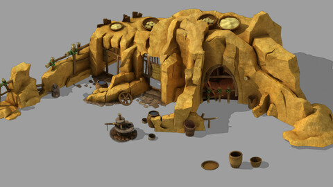 Mountain Building - Cave Dwelling 3