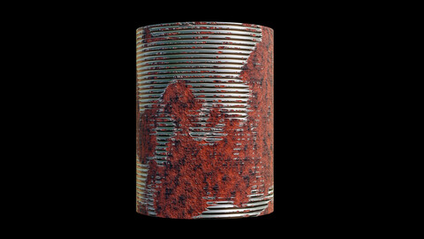 Rusted tin cans shader