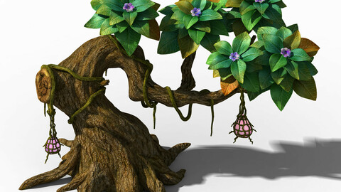 Peach Blossom Island - Plant - Tree 01