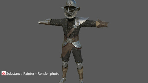 Ancient male warrior armor costume