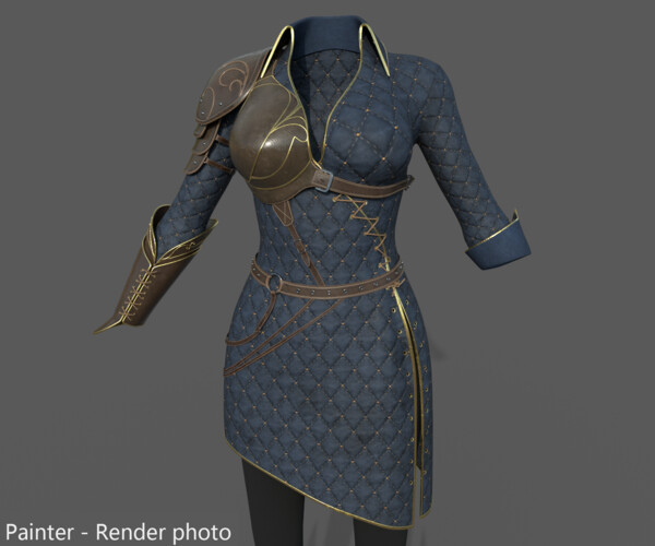 ArtStation - Ancient Woman warrior armor costume | Resources