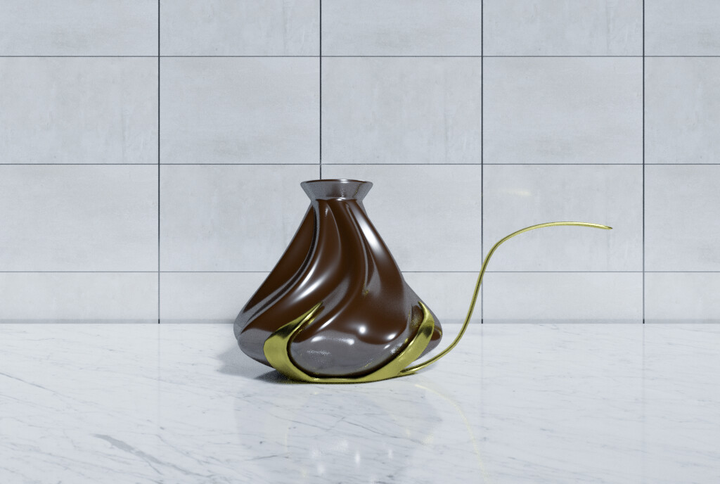 ArtStation - Moka pot and glass