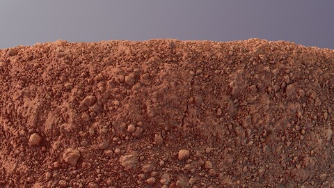 PBR - CLAY COURT, BRICK DUST, SOIL, GROUND - 4K MATERIAL